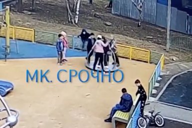 В Подмосковье женщина напала на двоих школьников на детской площадке