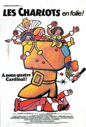 Четверо против кардинала / Les Charlots en folie: À nous quatre Cardinal! [1974, комедия]