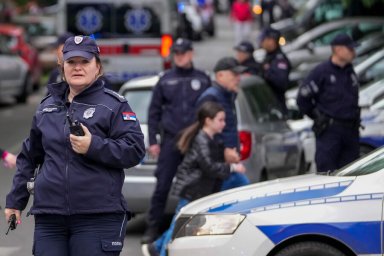 Tanjug: МВД Сербии привлекло более 600 силовиков к поиску стрелявшего в Младеноваце