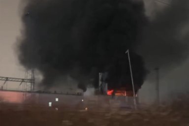 Названа предварительная причина пожара на электроподстанции «Чагино» в Москве