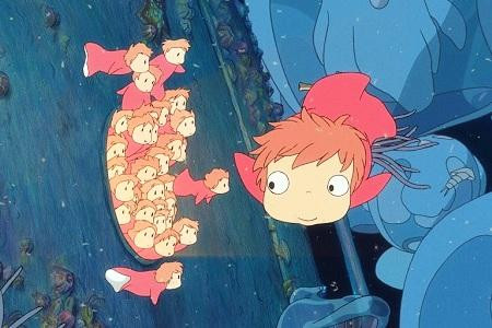 Компания RWV выпускает в прокат мультфильм Хаяо Миядзаки «Рыбка Поньо на утесе»