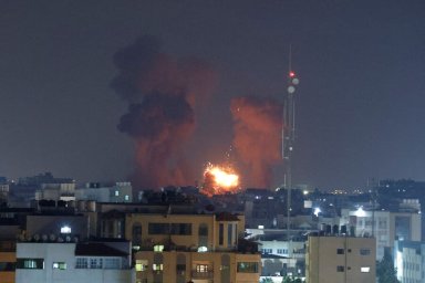 Около 400 ракет выпущено по Израилю из сектора Газа