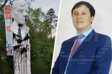 В Бурятии 47-летнего мужчину подозревают в осквернении памятника герою СССР